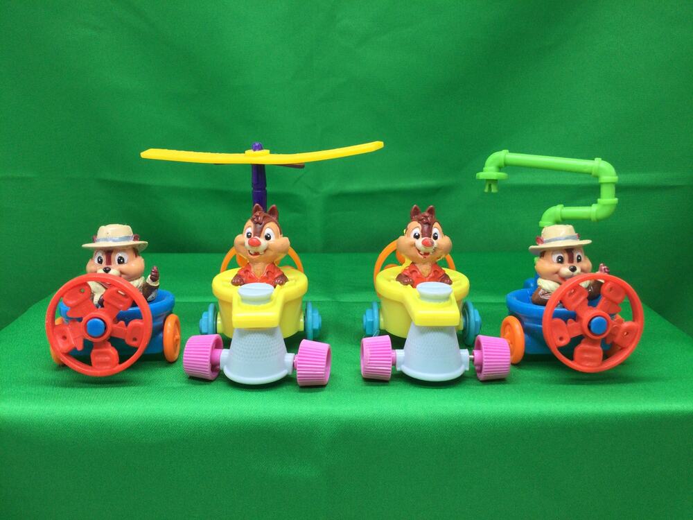 Vintage 1989 McDonalds Chip and Dale Rescue Rangers Toys